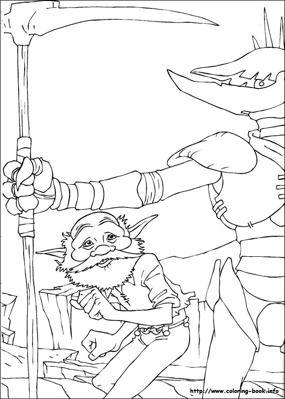 Arthur and the minimoys coloring picture